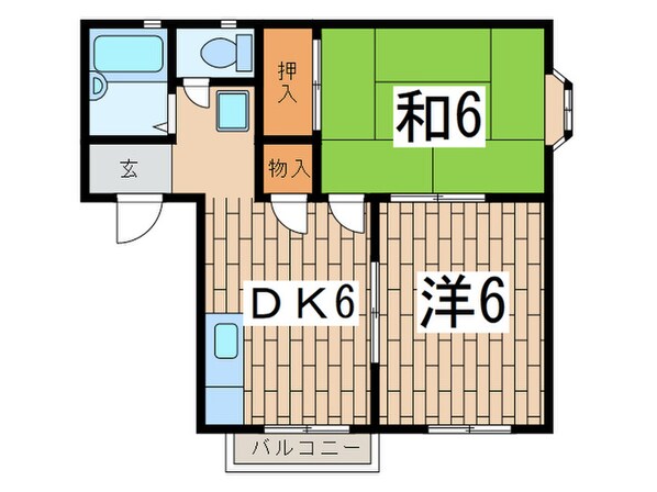 サンコーポの物件間取画像